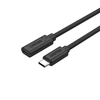 USB-C-auf-USB-C-Kabel Unitek C14086BK-1.5M — USB 3.2 Gen 2, 10 Gbit/s, 5 m, schwarz