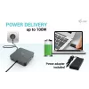 i-tec USB-C HDMI Dual DP Docking Station mit Power Delivery 100 W + Universal-Ladegerät 100 W