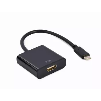 GEMBIRD USB Type-C auf HDMI Adapterkabel, 4K@60Hz, 15cm, Schwarz