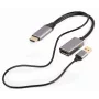 GEMBIRD Active 4K HDMI Stecker auf DisplayPort Buchse Adapter, Schwarz