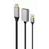 GEMBIRD Active 4K HDMI Stecker auf DisplayPort Buchse Adapter, Schwarz