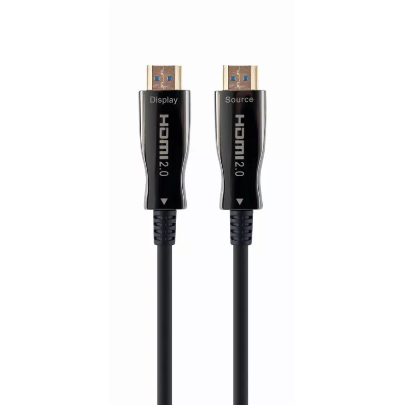 HDMI-Kabel Gembird CCBP‑HDMI‑AOC‑20M‑02 — 20 m Glasfaser HDMI Typ A Stecker, HDMI 2.0, 4K@60Hz, HDR, 4:4:4