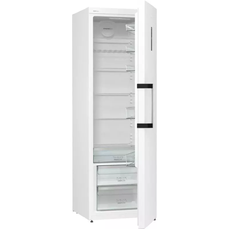 Freistehender Kühlschrank Gorenje R619EAW6 — 398 L, Energieeffizienzklasse E, 1850×595×663 mm, weiß
