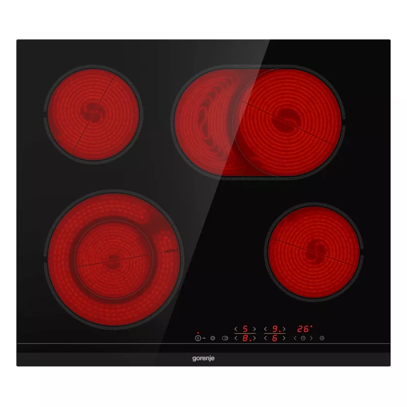 Gorenje ECT643BCSC Einbau-Keramik-Kochfeld 4 Zonen Touch Control