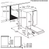 Einbau-Geschirrspüler Electrolux EEA17200L — 13 Maßgedecke, 49 dB, Vollgröße 60 cm