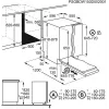 Einbau-Geschirrspüler Electrolux EEA17200L — 13 Maßgedecke, 49 dB, Vollgröße 60 cm