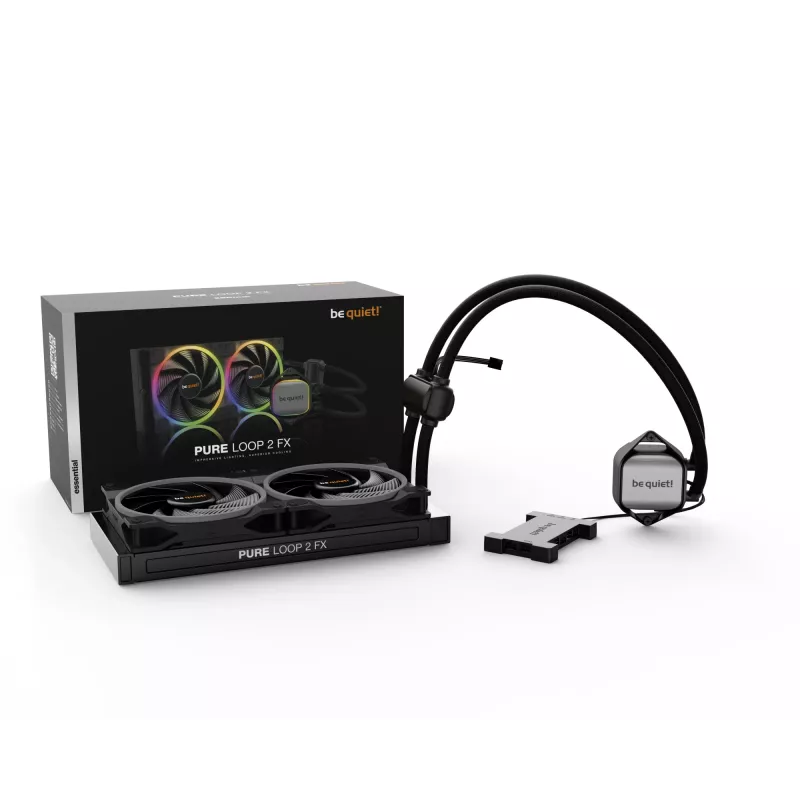 be quiet! Pure Loop 2 FX 280mm Prozessor All-in-One Flüssigkeitskühler 14 cm Schwarz 1 Stück