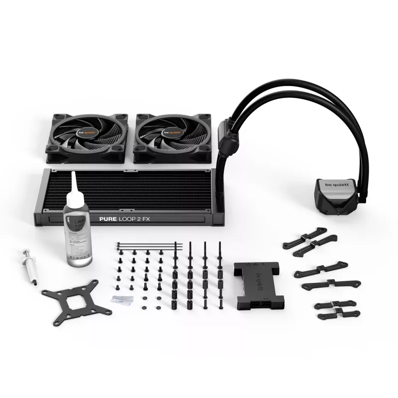 be quiet! Pure Loop 2 FX 280mm Prozessor All-in-One Flüssigkeitskühler 14 cm Schwarz 1 Stück