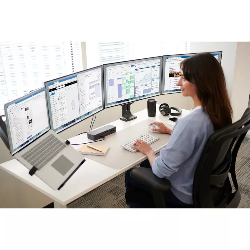 Dual-Monitor-Arm Kensington SmartFit One-Touch K59601WW