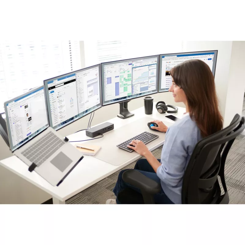 Dual-Monitor-Arm Kensington SmartFit One-Touch K59601WW