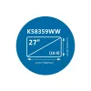 Kensington MagPro Magnetischer Blickschutzfilter für Monitore 27 inch (16:9)