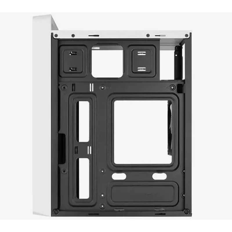PC-Gehäuse AEROCOOL PGS CS-109-G-WT-v1 Mini Tower SPCC weiß — microATX, bis zu 26 cm GPU, FRGB, Mesh-Front