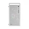 PC-Gehäuse AEROCOOL PGS CS-109-G-WT-v1 Mini Tower SPCC weiß — microATX, bis zu 26 cm GPU, FRGB, Mesh-Front
