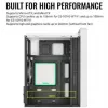 PC-Gehäuse AEROCOOL PGS CS-109-G-WT-v1 Mini Tower SPCC weiß — microATX, bis zu 26 cm GPU, FRGB, Mesh-Front