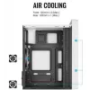 PC-Gehäuse AEROCOOL PGS CS-109-G-WT-v1 Mini Tower SPCC weiß — microATX, bis zu 26 cm GPU, FRGB, Mesh-Front