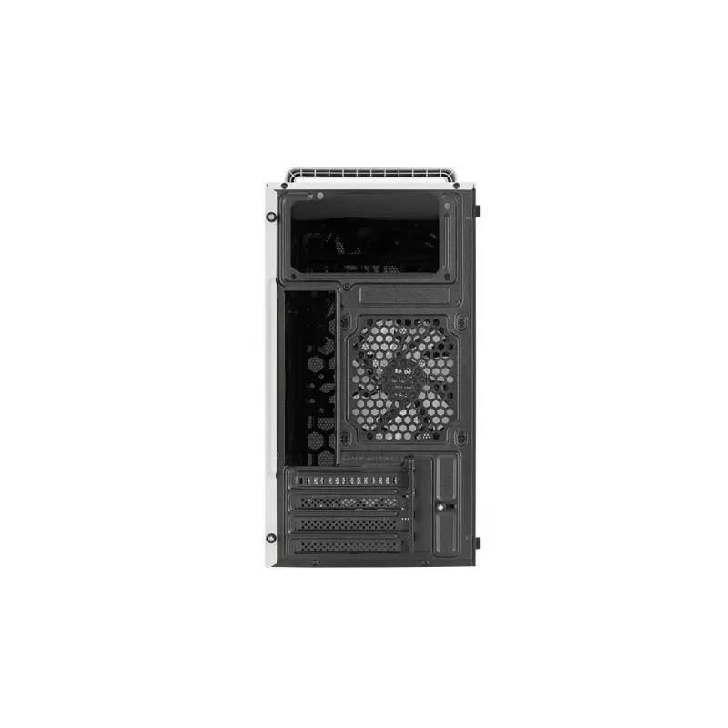 PC-Gehäuse AEROCOOL PGS CS-109-G-WT-v1 Mini Tower SPCC weiß — microATX, bis zu 26 cm GPU, FRGB, Mesh-Front