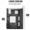 PC-Gehäuse AEROCOOL PGS CS-109-G-WT-v1 Mini Tower SPCC weiß — microATX, bis zu 26 cm GPU, FRGB, Mesh-Front
