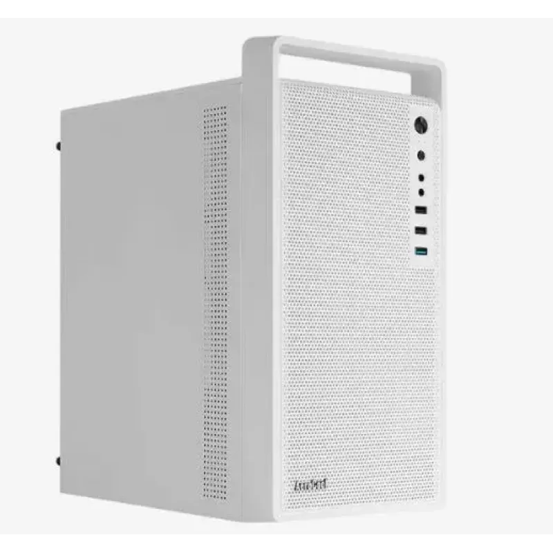PC-Gehäuse AEROCOOL PGS CS-109-G-WT-v1 Mini Tower SPCC weiß — microATX, bis zu 26 cm GPU, FRGB, Mesh-Front