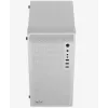 PC-Gehäuse AEROCOOL PGS CS-109-G-WT-v1 Mini Tower SPCC weiß — microATX, bis zu 26 cm GPU, FRGB, Mesh-Front
