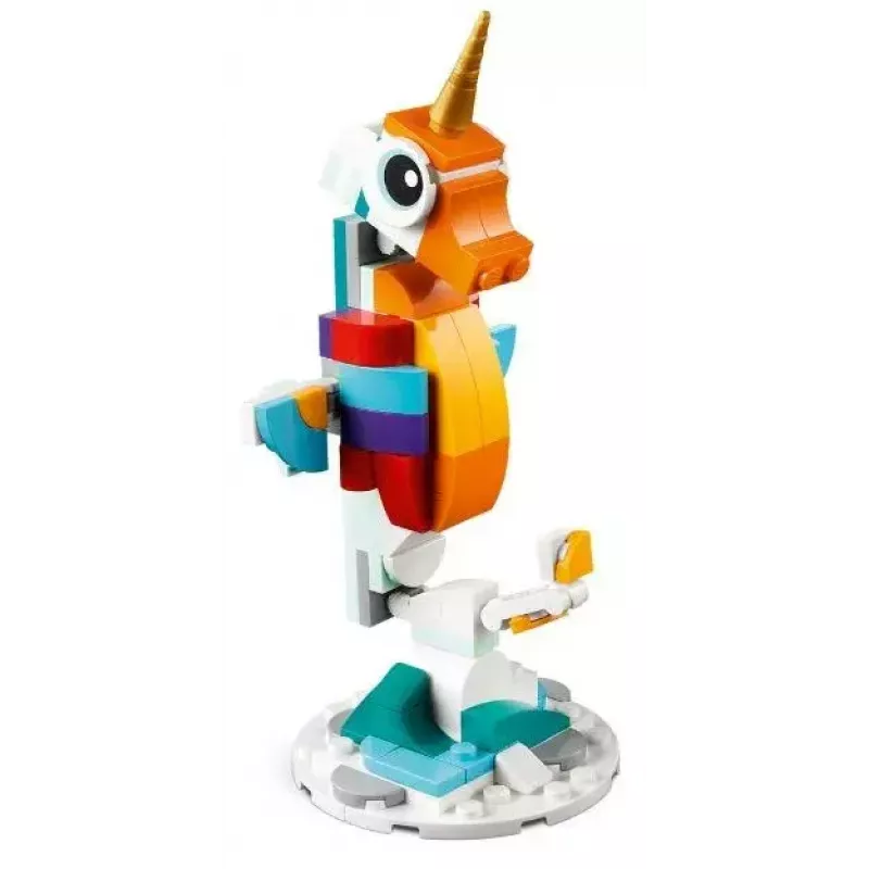 Konstruktionsspielzeug LEGO Creator 3in1 31140 Magisches Einhorn, 145 Teile, 130 mm Höhe, Alter 7+