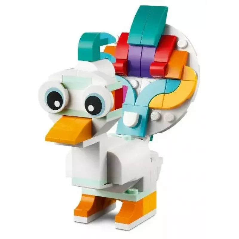 Konstruktionsspielzeug LEGO Creator 3in1 31140 Magisches Einhorn, 145 Teile, 130 mm Höhe, Alter 7+