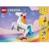 Konstruktionsspielzeug LEGO Creator 3in1 31140 Magisches Einhorn, 145 Teile, 130 mm Höhe, Alter 7+
