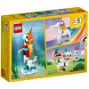 Konstruktionsspielzeug LEGO Creator 3in1 31140 Magisches Einhorn, 145 Teile, 130 mm Höhe, Alter 7+
