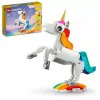 Konstruktionsspielzeug LEGO Creator 3in1 31140 Magisches Einhorn, 145 Teile, 130 mm Höhe, Alter 7+