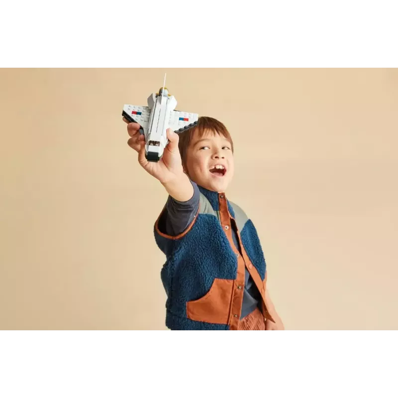LEGO Creator 3-in-1 Space Shuttle Bauset 31134 — 144 Teile, für Kinder ab 6 Jahren, 160×120×60 mm