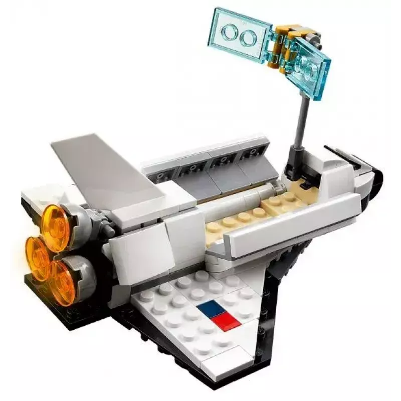 LEGO Creator 3-in-1 Space Shuttle Bauset 31134 — 144 Teile, für Kinder ab 6 Jahren, 160×120×60 mm