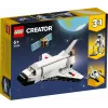 LEGO Creator 3-in-1 Space Shuttle Bauset 31134 — 144 Teile, für Kinder ab 6 Jahren, 160×120×60 mm