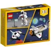 LEGO Creator 3-in-1 Space Shuttle Bauset 31134 — 144 Teile, für Kinder ab 6 Jahren, 160×120×60 mm