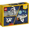 LEGO Creator 3-in-1 Space Shuttle Bauset 31134 — 144 Teile, für Kinder ab 6 Jahren, 160×120×60 mm