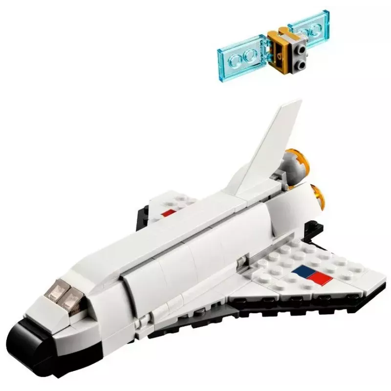 LEGO Creator 3-in-1 Space Shuttle Bauset 31134 — 144 Teile, für Kinder ab 6 Jahren, 160×120×60 mm