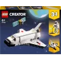 LEGO Creator 3-in-1 Space Shuttle Bauset 31134 — 144 Teile, für Kinder ab 6 Jahren, 160×120×60 mm