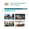 TP-Link Omada AX1800 Deckenmontage WiFi 6 Access Point, 2,4 GHz, 5 GHz, 1775 Mbit/s, HTTPS, SNMP, SNMPv2, SNMPv3, WPA, WPA2, WPA3, 100,1000 Mbit/s