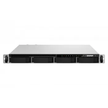 QNAP TS-h987XU-RP NAS Rack (1U) Intel Xeon E E-2334 16 GB DDR4 QuTS hero Schwarz, Silber