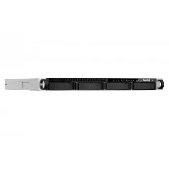 QNAP TS-h987XU-RP NAS Rack (1U) Intel Xeon E E-2334 16 GB DDR4 QuTS hero Schwarz, Silber