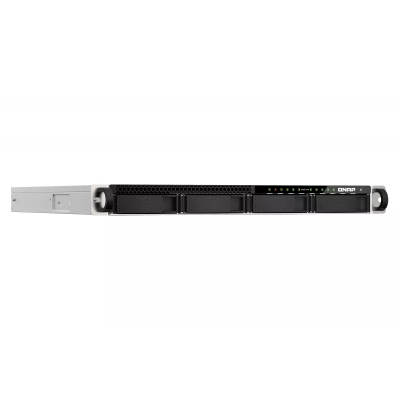 QNAP TS-h987XU-RP NAS Rack (1U) Intel Xeon E E-2334 16 GB DDR4 QuTS hero Schwarz, Silber