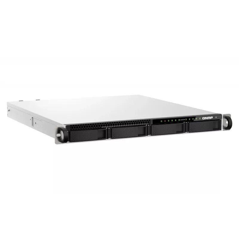 QNAP TS-h987XU-RP NAS Rack (1U) Intel Xeon E E-2334 16 GB DDR4 QuTS hero Schwarz, Silber