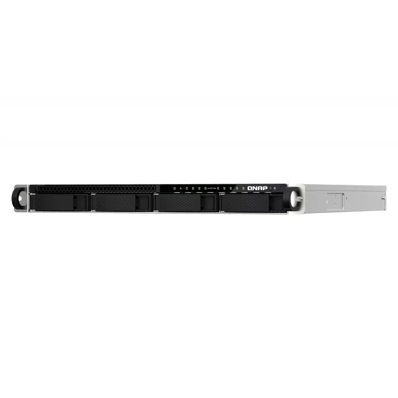 QNAP TS-h987XU-RP NAS Rack (1U) Intel Xeon E E-2334 16 GB DDR4 QuTS hero Schwarz, Silber