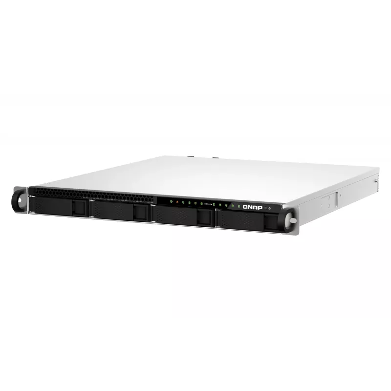 QNAP TS-h987XU-RP NAS Rack (1U) Intel Xeon E E-2334 16 GB DDR4 QuTS hero Schwarz, Silber