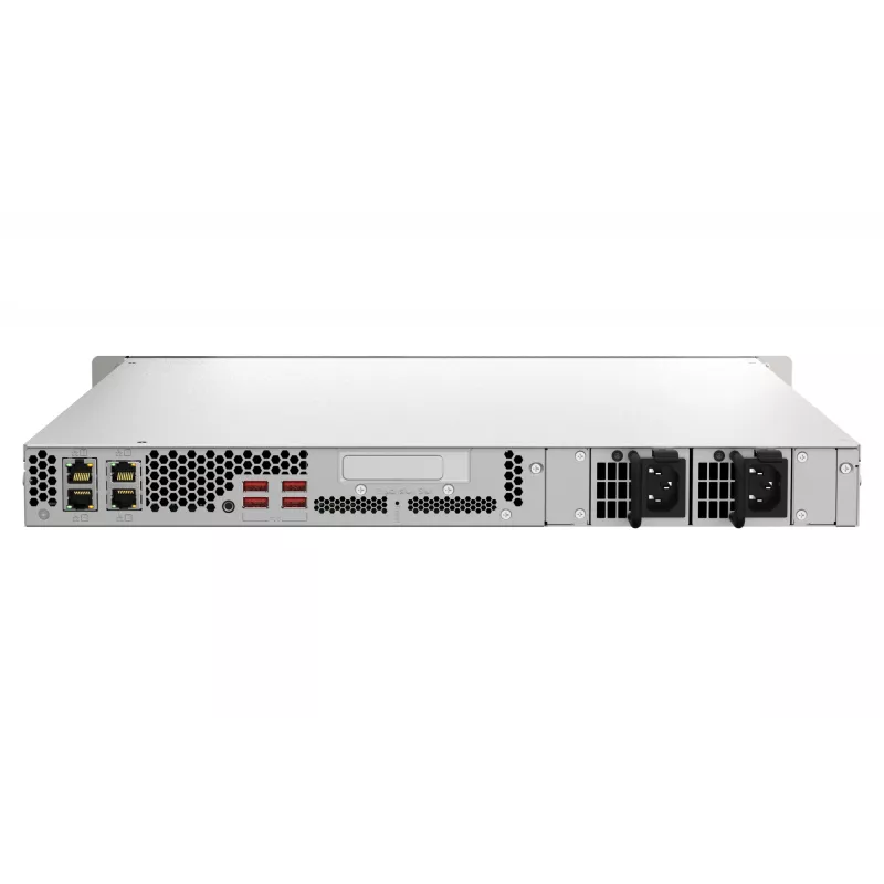 QNAP TS-h987XU-RP NAS Rack (1U) Intel Xeon E E-2334 16 GB DDR4 QuTS hero Schwarz, Silber