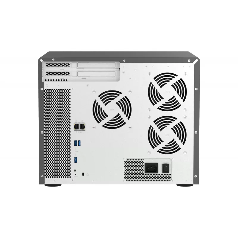 QNAP TS-1655 NAS Tower Intel Atom® C5125 8 GB DDR4 0 TB QNAP Turbo System Schwarz