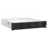 QNAP TS-h1887XU-RP NAS Rack (2U) Intel Xeon E E-2334 16 GB DDR4 0 TB QuTS hero Schwarz, Weiß