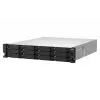 QNAP TS-h1887XU-RP NAS Rack (2U) Intel Xeon E E-2334 16 GB DDR4 0 TB QuTS hero Schwarz, Weiß