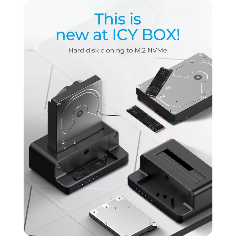 ICY BOX IB-2914MSCL-C31 USB 3.2 Gen 2 (3.1 Gen 2) Type-C Schwarz