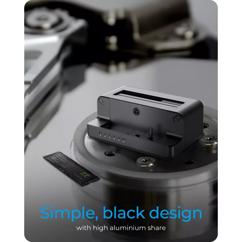 ICY BOX IB-2914MSCL-C31 USB 3.2 Gen 2 (3.1 Gen 2) Type-C Schwarz