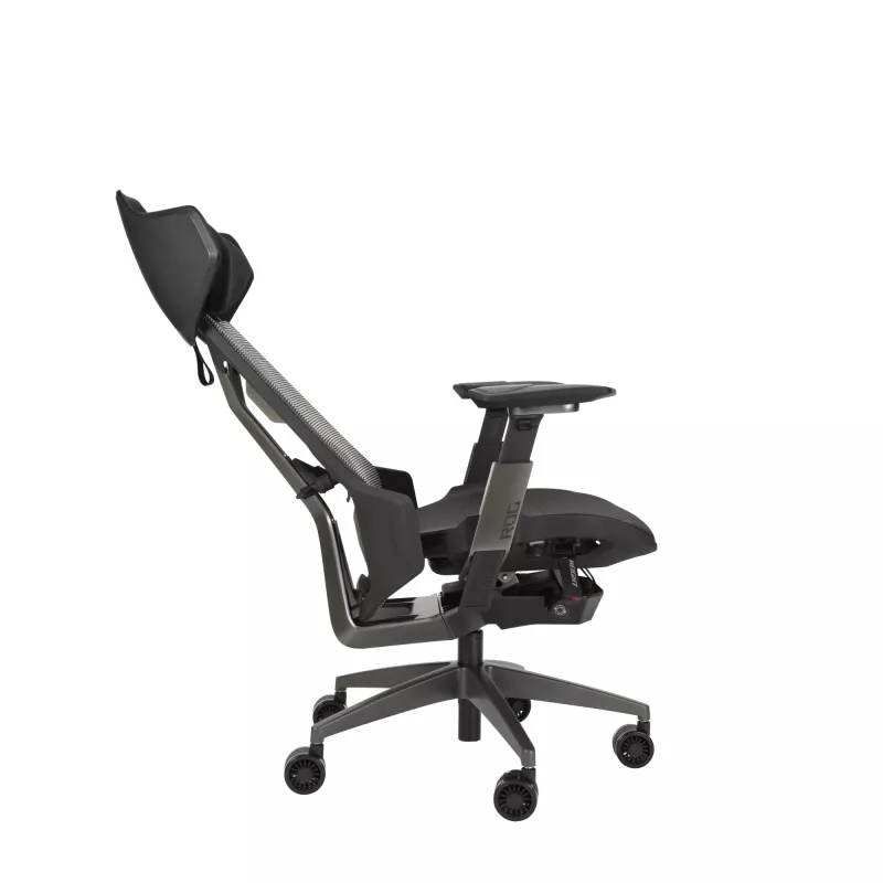 Mesh-Sitz ASUS ROG Destrier Ergo Mesh-Rückenlehne Schwarz 720mm 840mm 134cm