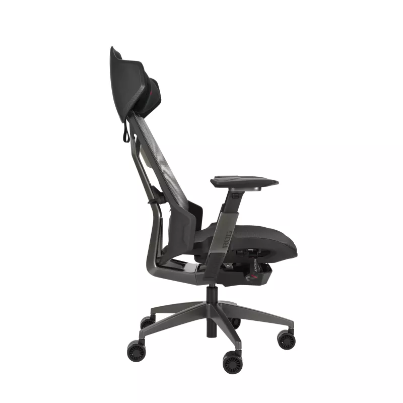 Mesh-Sitz ASUS ROG Destrier Ergo Mesh-Rückenlehne Schwarz 720mm 840mm 134cm